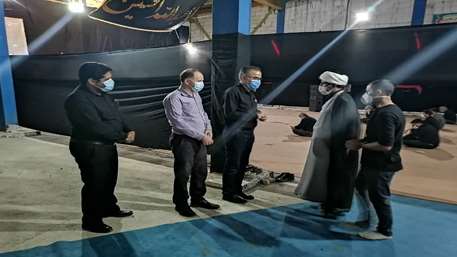  بازدید  از مراکز خدمات جامع سلامت دیباج و کلاته رودبار و نظارت بر مراسم سوگواری در شب های محرم